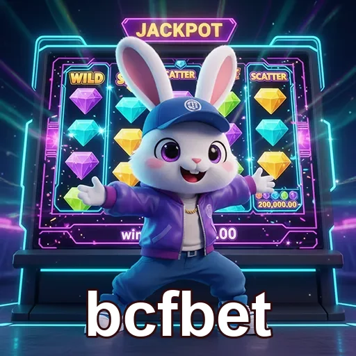 Ilustração do Jackpot Bunny Gaming no site bcfbet, destacando um coelho sortudo rodeado de prêmios.