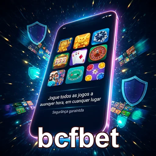 Usuário jogando no celular com acesso ao BCFBet